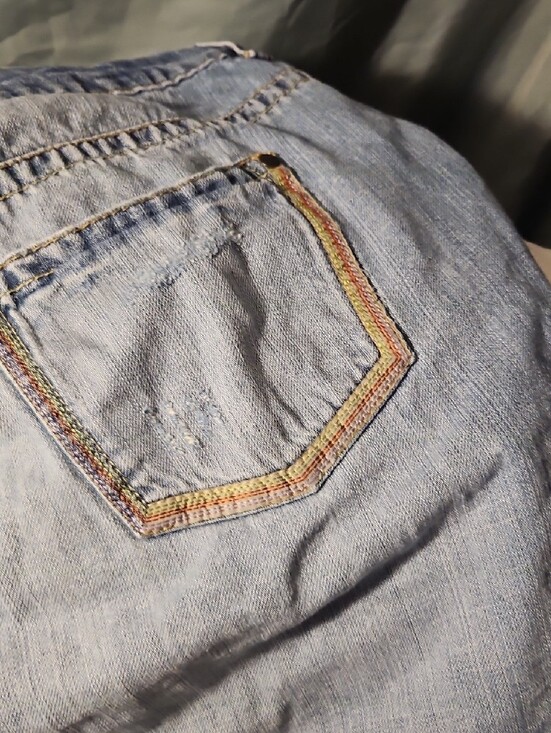 Old Navy Dresses & Skirts - Old Navy Light Blue Denim Mini Skirt with Contrast Stitching